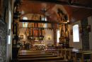 Wnętrze kościoła w Linowie