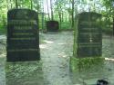 Cmentarz rodowy rodziny Bielerów w parku w Mełnie